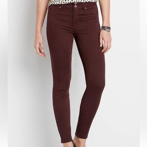 Maurices Women's Burgundy Pants